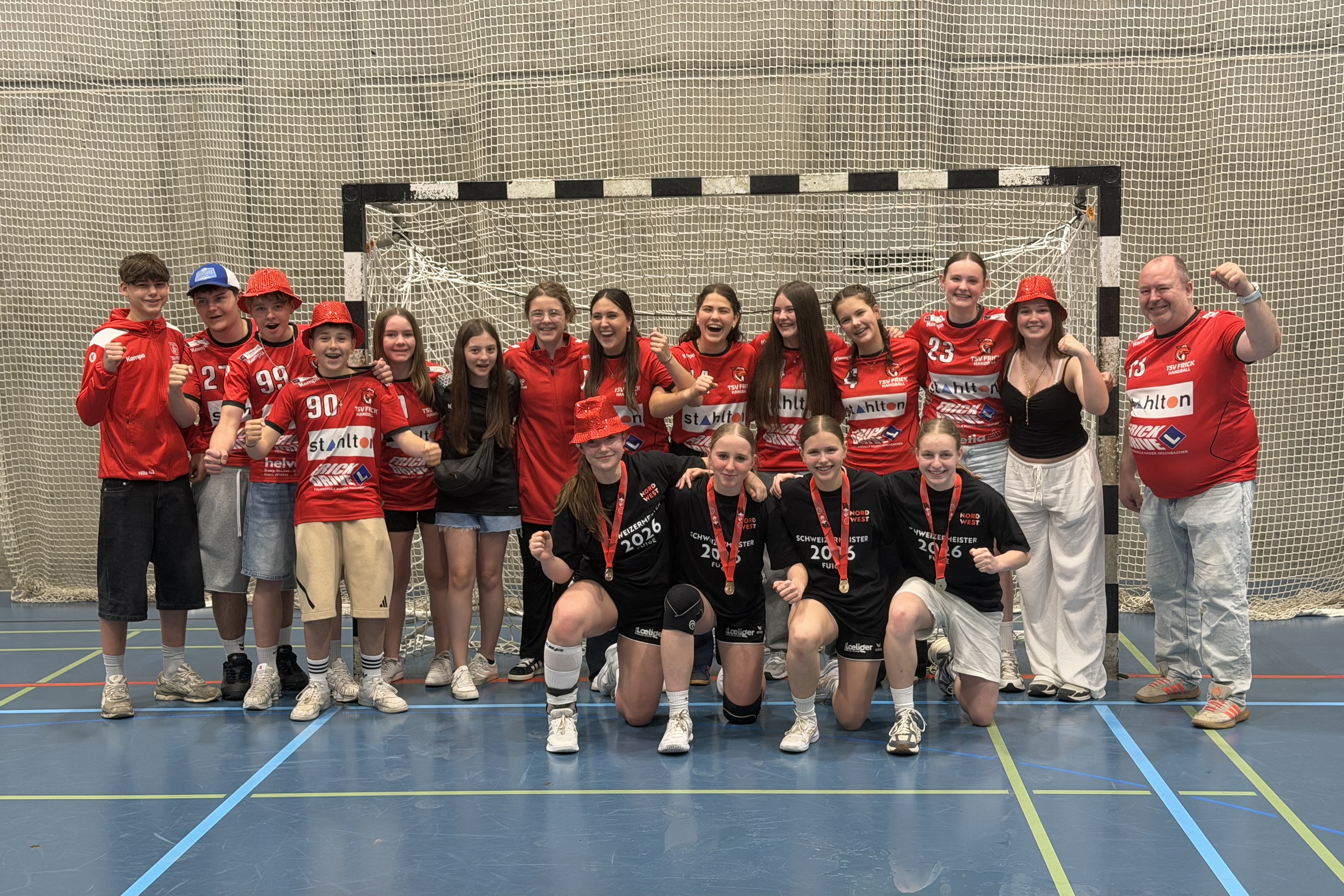 Vier Schweizer Meisterinnen aus den Reihen des TSV Frick Handball