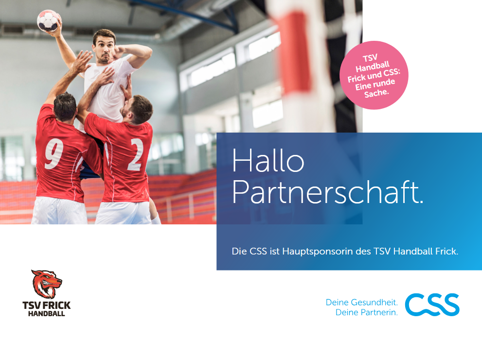 CSS - ist Hauptsponsorin des TSV Frick Handball